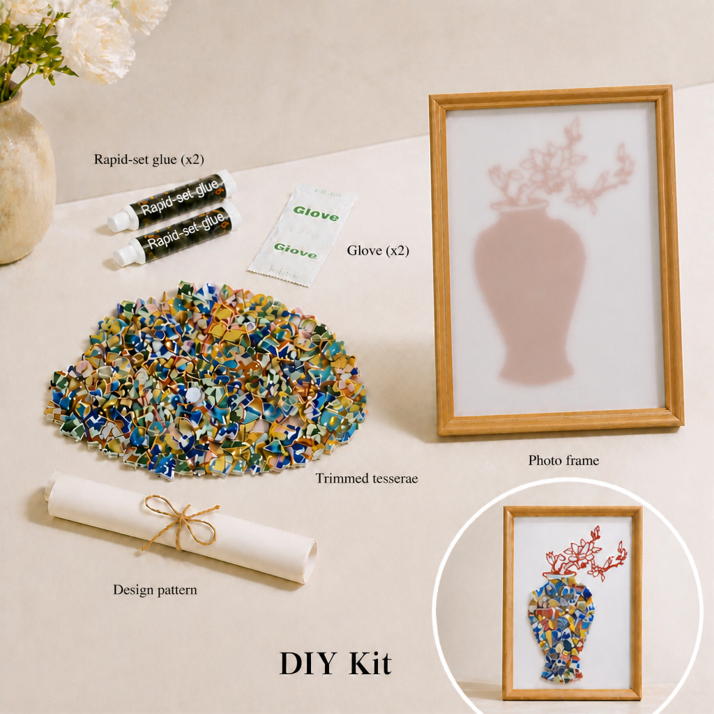 Vessel - Abundance | Porcelain Mosaic DIY Kit in Chromatic