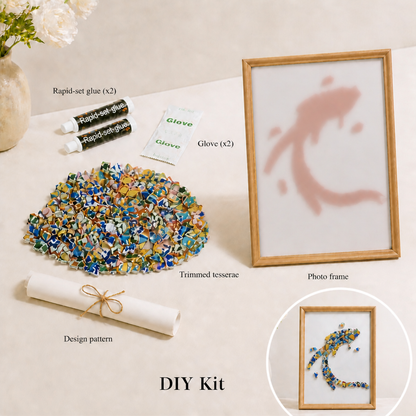 Koi - Ripple | Porcelain Mosaic DIY Kit in Chromatic