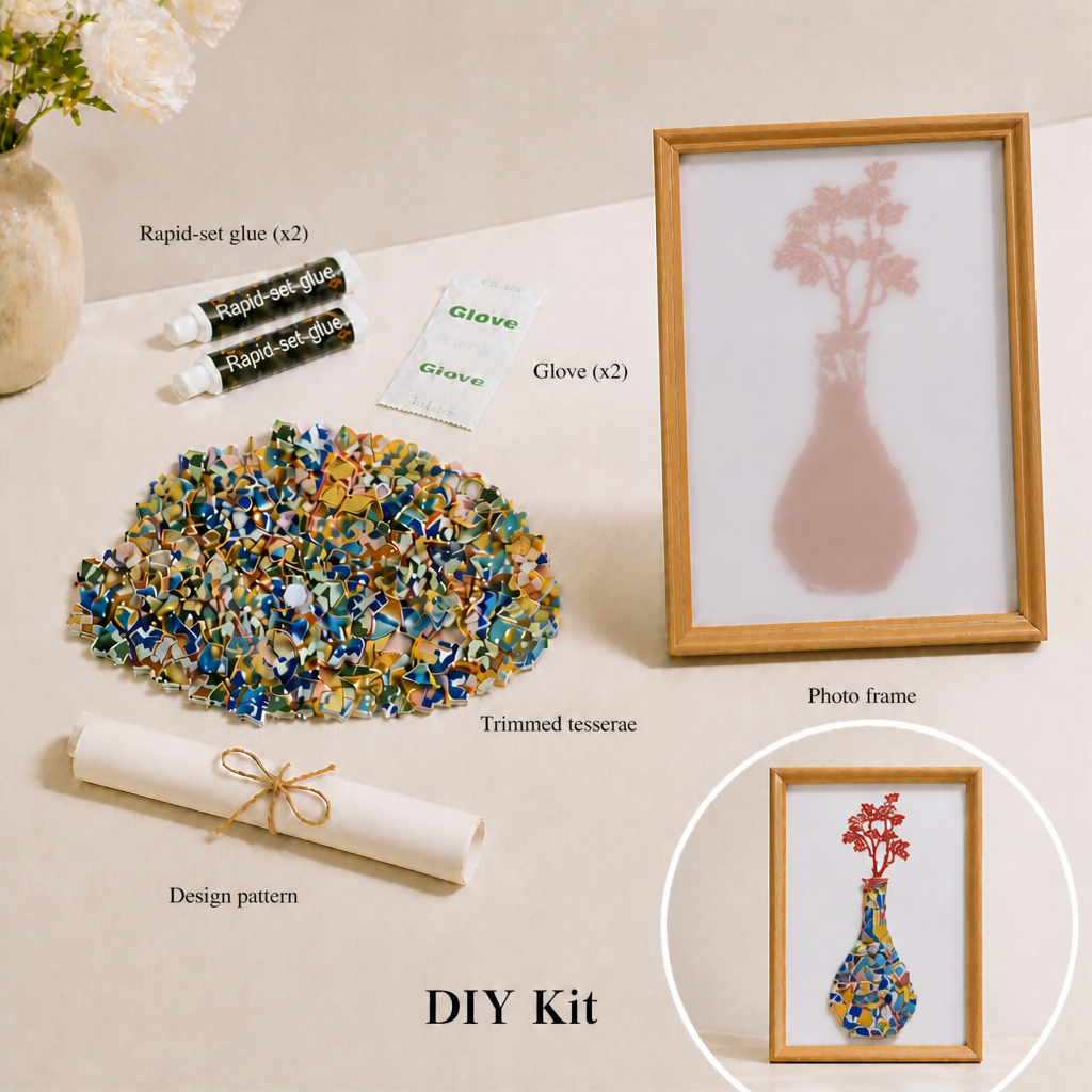 Vessel - Poise | Porcelain Mosaic DIY Kit in Chromatic