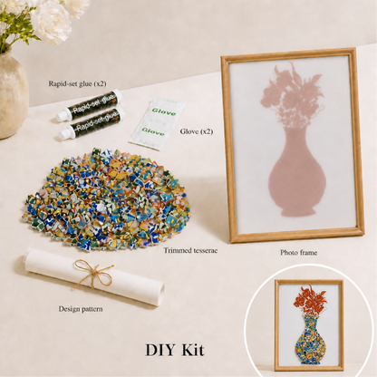 Vessel - Bloom | Porcelain Mosaic DIY Kit in Chromatic