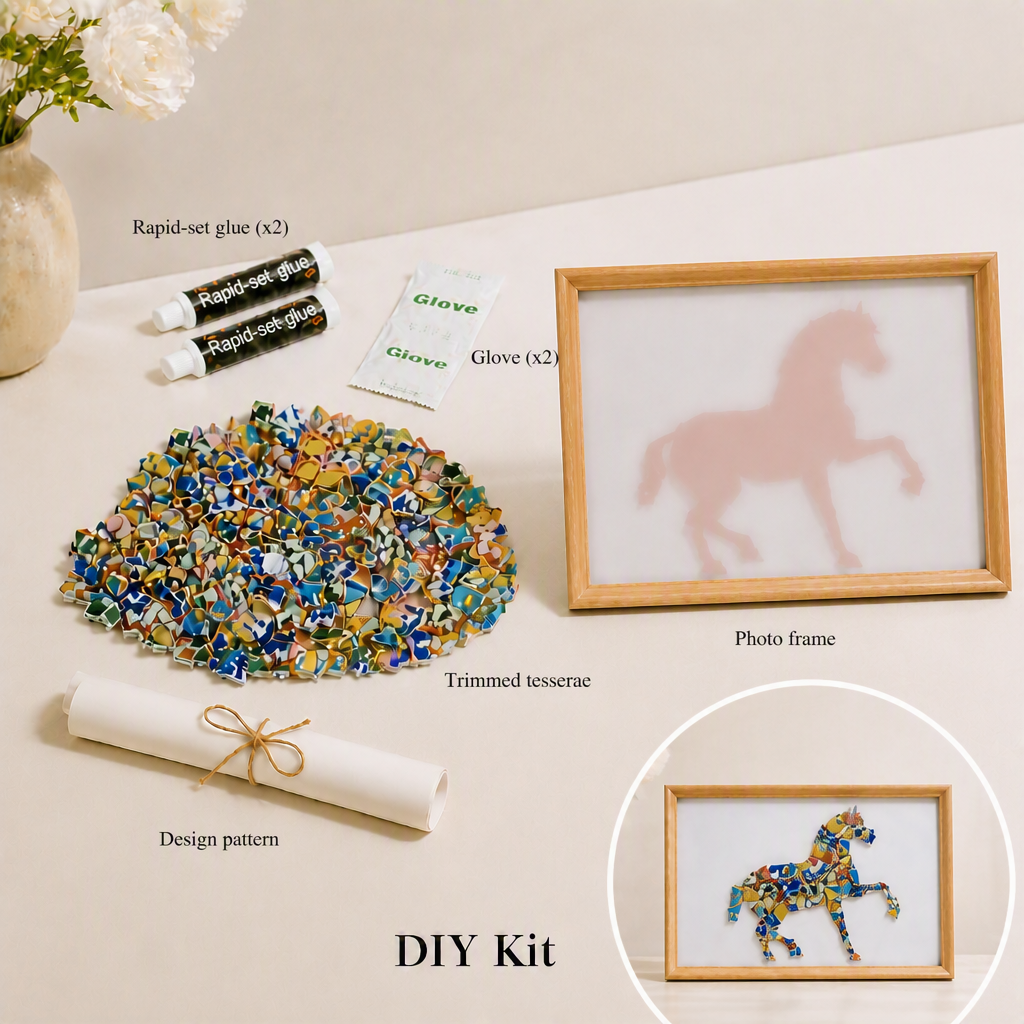 Equus - Horizon | Porcelain Mosaic DIY Kit in Chromatic