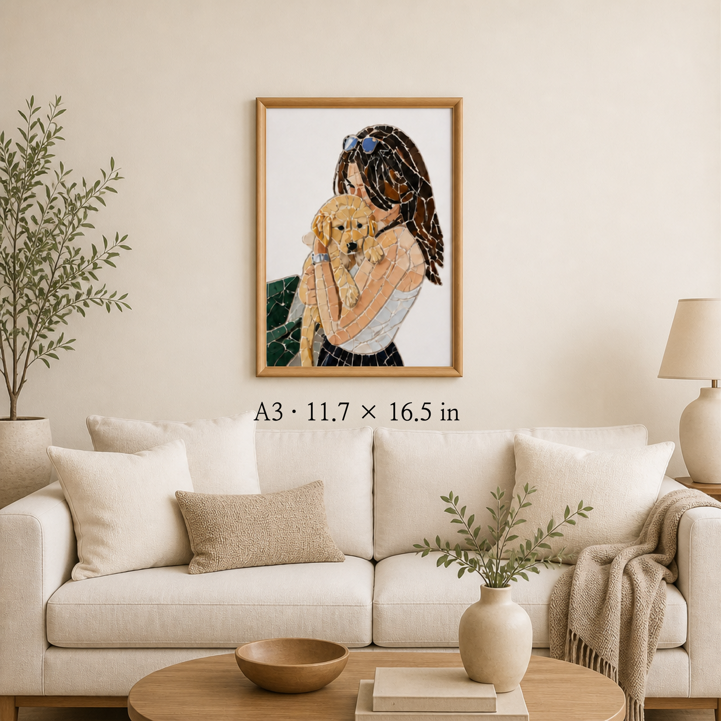 Personalized | Custom Finished Porcelain Mosaic Artwork