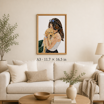Personalized | Custom Finished Porcelain Mosaic Artwork
