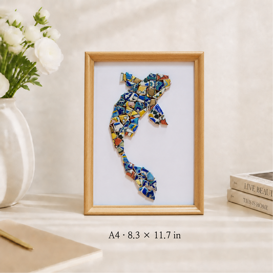 Koi - Current | Porcelain Mosaic DIY Kit in Chromatic