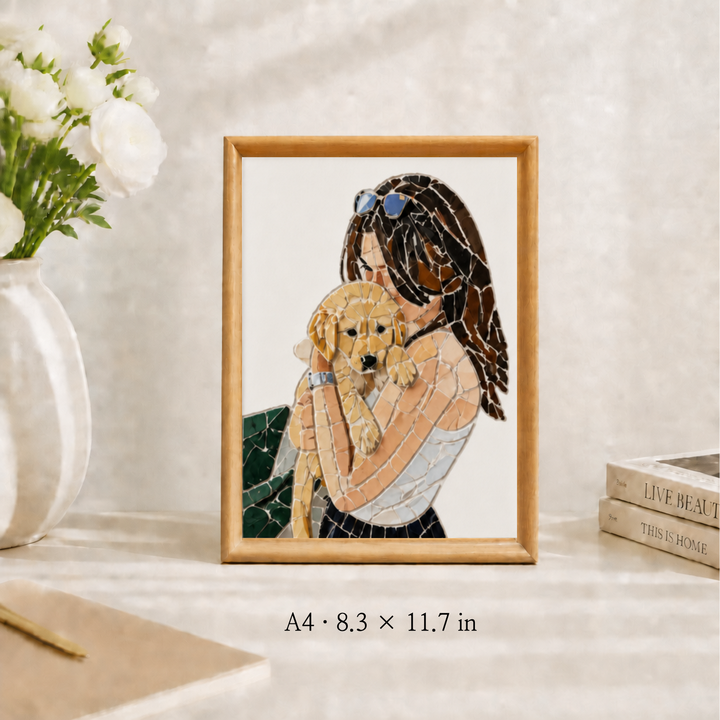 Personalized | Custom Finished Porcelain Mosaic Artwork